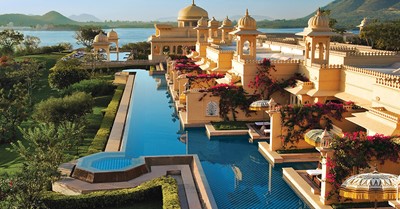 How much does a wedding in the oberoi udaivilas cost
