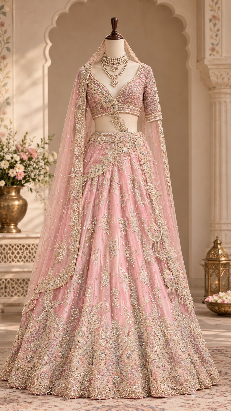 bridal lehenga for destination wedding