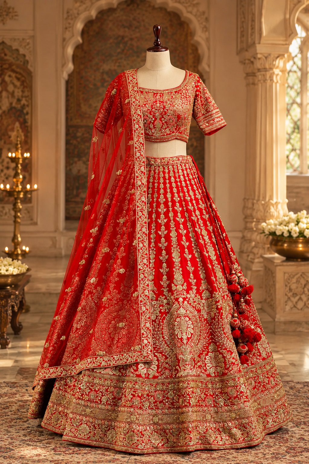 bridal lehenga for beach wedding