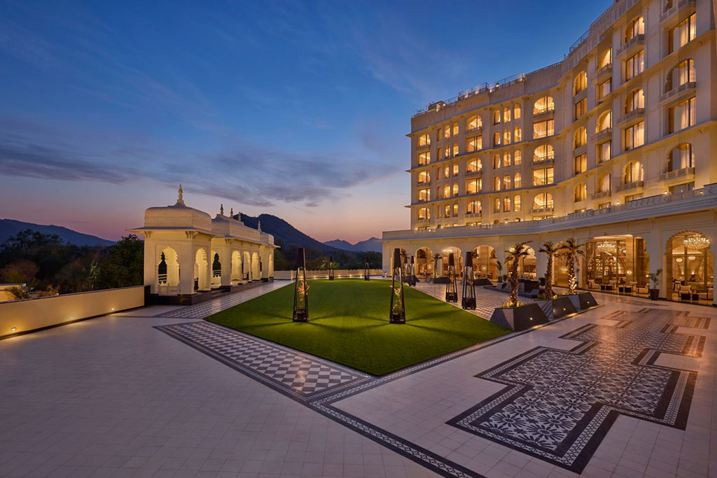 Udaipur Marriott Hotel wedding venue Udaipur — royal palace facade 