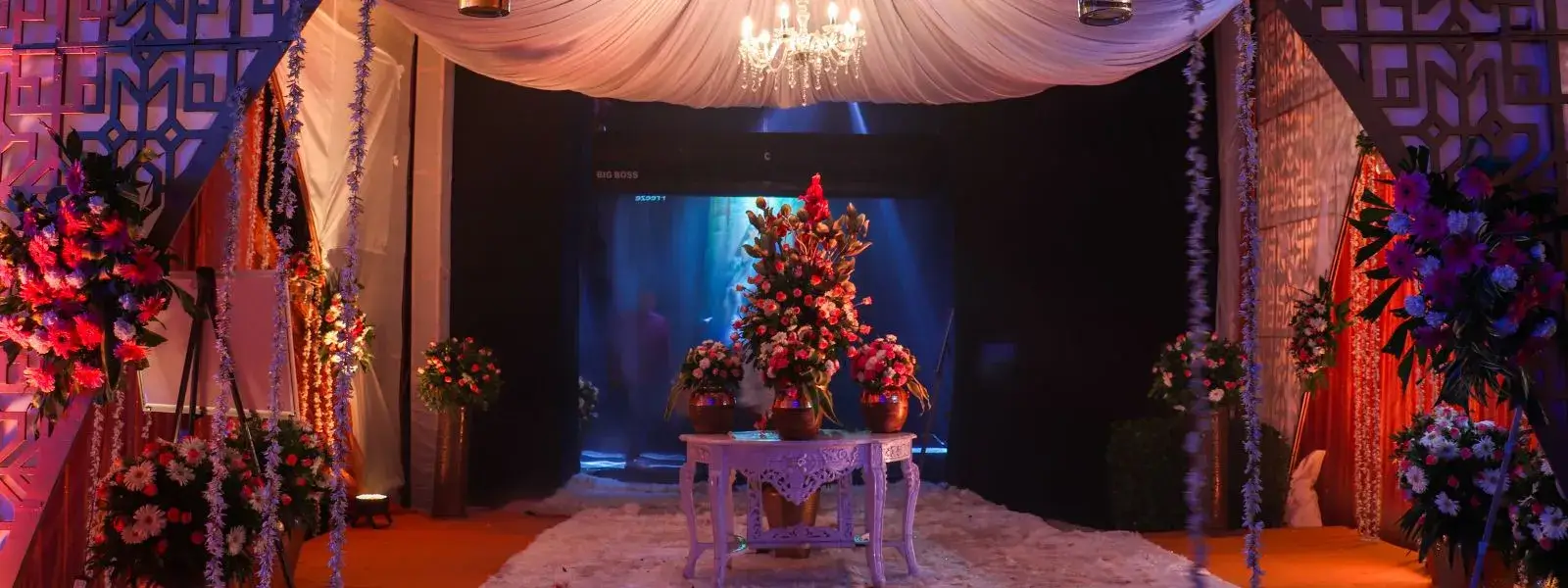 Udaipur Marriott Hotel wedding setup decor Udaipur 