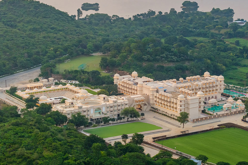 Wyndham Grand wedding venue Udaipur — royal palace facade