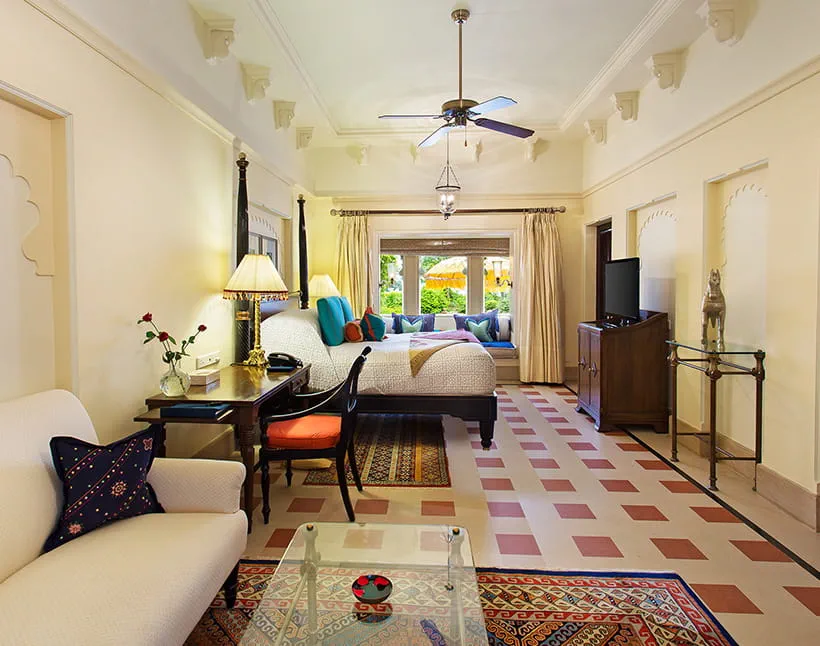 Oberoi Udaivilas Premier City Palace View Room with Semi-Private Pool