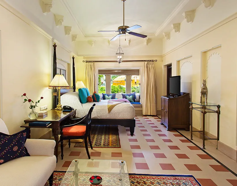 Oberoi Udaivilas Premier Garden View Room with Semi-Private Pool