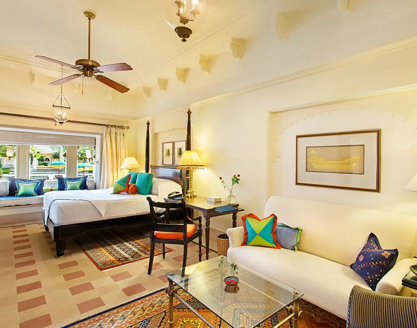 Oberoi Udaivilas Premier Room with Pool View