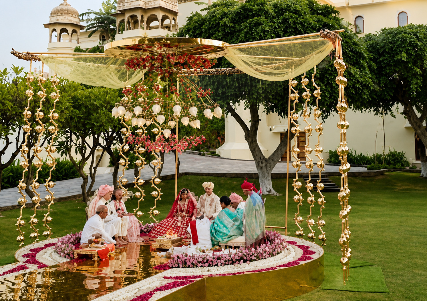Raas Devigarh Wedding Venue Garden Lawn