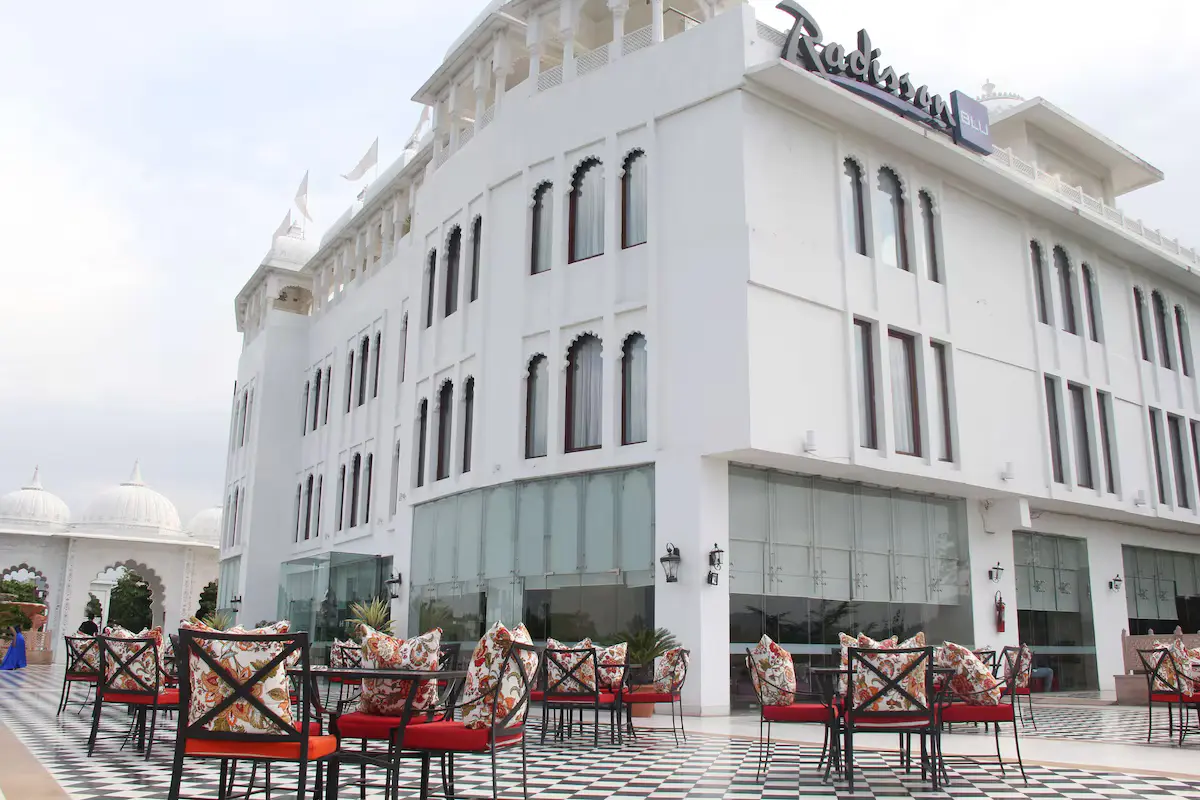 Radisson Blu wedding venue Udaipur — royal palace facade