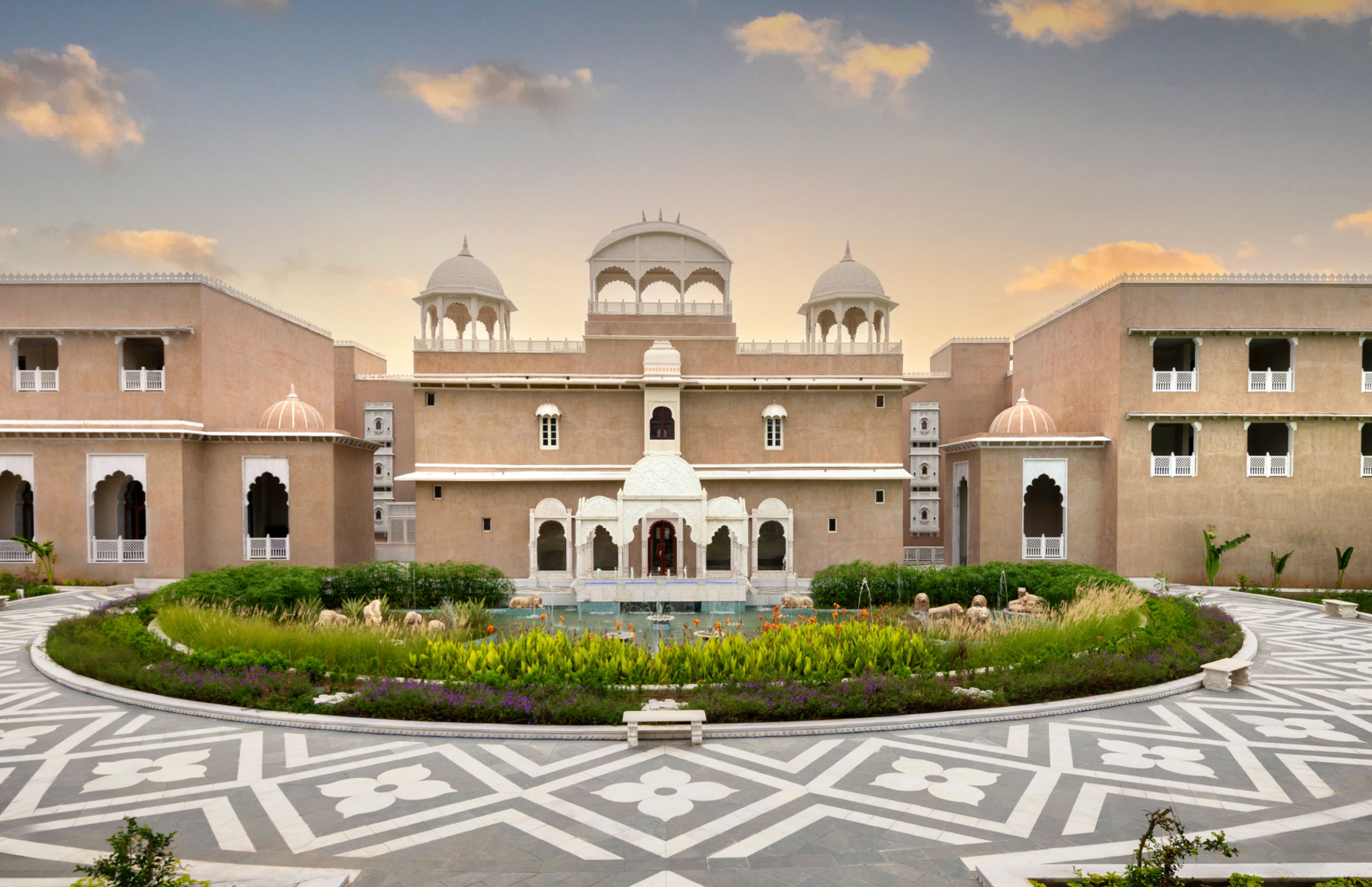 Taj Lalit Bagh wedding venue Udaipur — royal palace facade