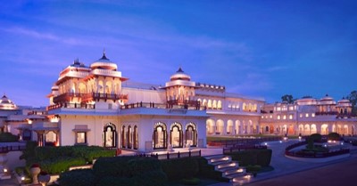 How much a destination wedding at Rambagh Palace, Jaipur cost?