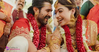 Rashmika & Vijay Wedding Look