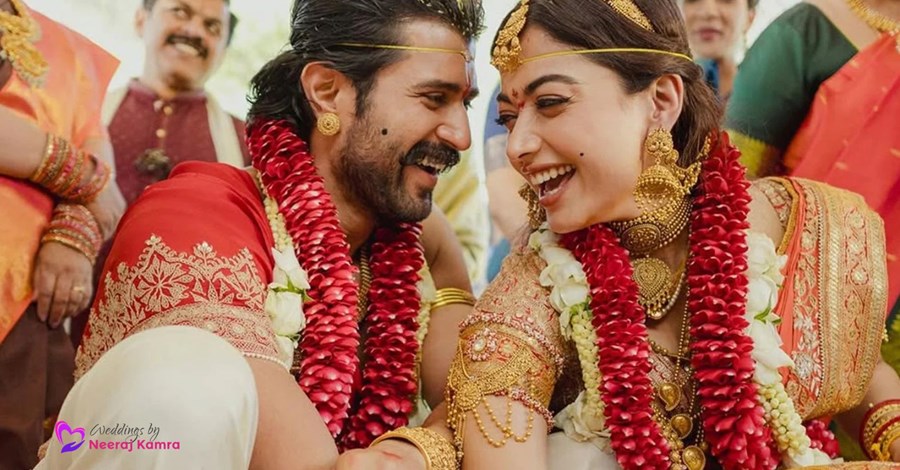 Rashmika & Vijay Wedding Look