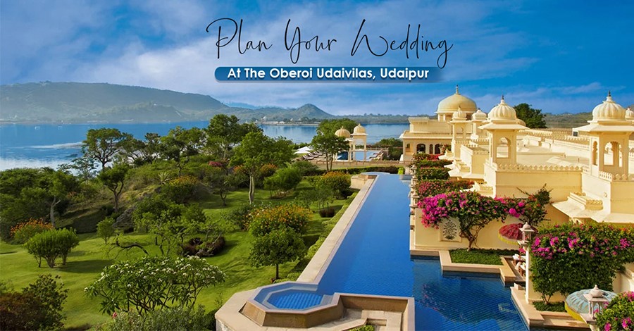 How much does a wedding in the oberoi udaivilas cost